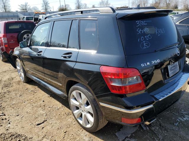 WDCGG8HB9AF363274 - 2010 MERCEDES-BENZ GLK 350 4MATIC BLACK photo 2