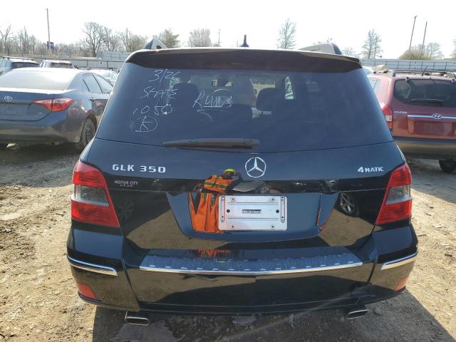 WDCGG8HB9AF363274 - 2010 MERCEDES-BENZ GLK 350 4MATIC BLACK photo 6