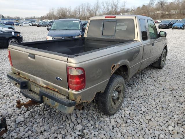 1FTYR44U54PA27561 - 2004 FORD RANGER SUPER CAB TAN photo 3