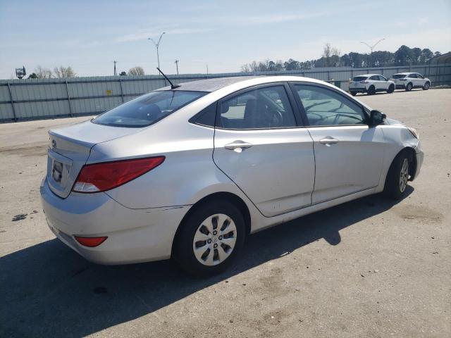 KMHCT4AEXGU043264 - 2016 HYUNDAI ACCENT SE SILVER photo 3