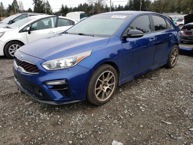 3KPF34AD8LE244243 - 2020 KIA FORTE GT LINE BLUE photo 1