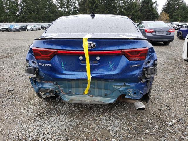 3KPF34AD8LE244243 - 2020 KIA FORTE GT LINE BLUE photo 6