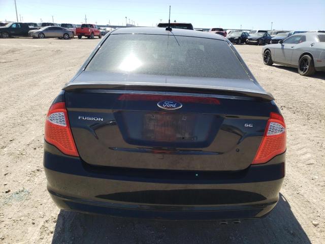 3FAHP0HA9BR266766 - 2011 FORD FUSION SE BLACK photo 6