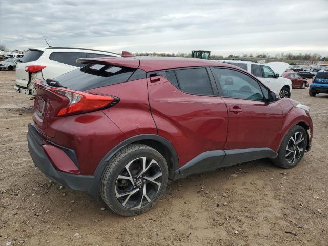 NMTKHMBX1JR033508 - 2018 TOYOTA C-HR XLE MAROON photo 3