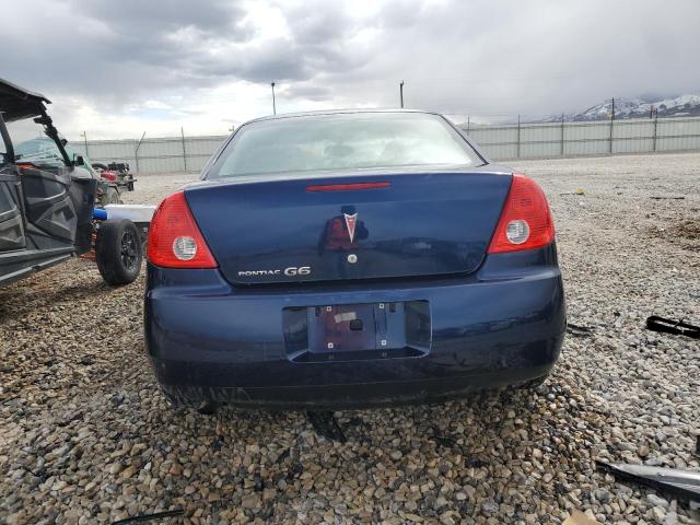 1G2ZG57B394148810 - 2009 PONTIAC G6 BLUE photo 6