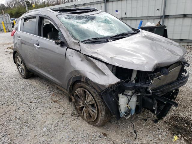 KNDPCCAC3F7691427 - 2015 KIA SPORTAGE EX SILVER photo 4