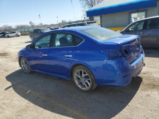 3N1AB7AP5EL644755 - 2014 NISSAN SENTRA S BLUE photo 2