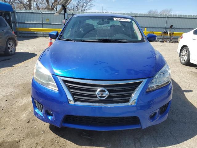 3N1AB7AP5EL644755 - 2014 NISSAN SENTRA S BLUE photo 5