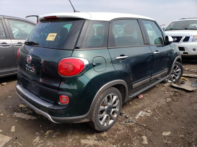 ZFBCFADH6GZ037581 - 2016 FIAT 500L TREKKING GREEN photo 3