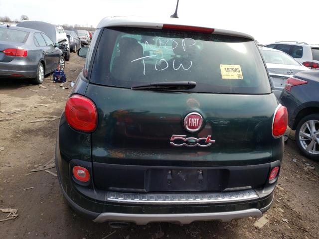 ZFBCFADH6GZ037581 - 2016 FIAT 500L TREKKING GREEN photo 6