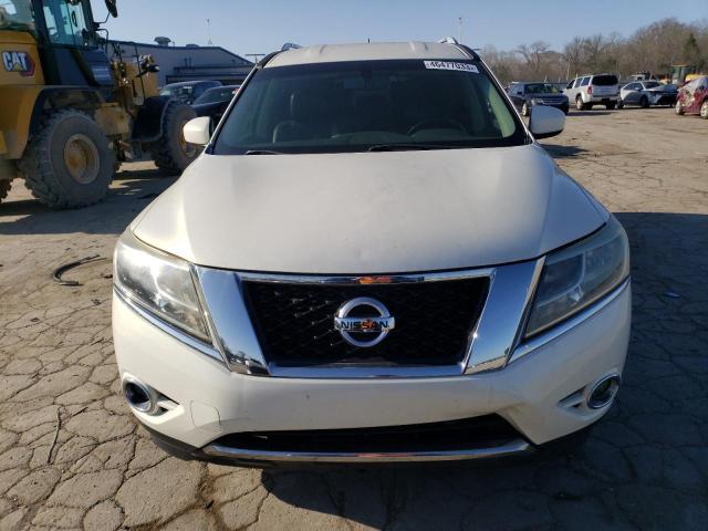 5N1AR2MM0DC637053 - 2013 NISSAN PATHFINDER S WHITE photo 5