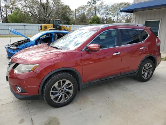 5N1AT2MV6FC922742 - 2015 NISSAN ROGUE S BURGUNDY photo 1