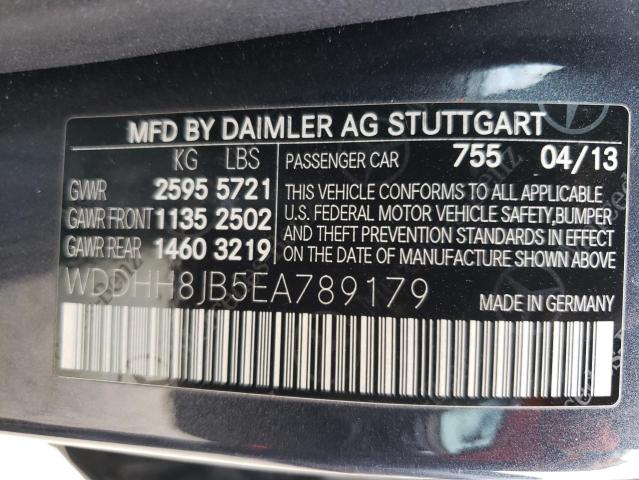 WDDHH8JB5EA789179 - 2014 MERCEDES-BENZ E 350 4MATIC WAGON GRAY photo 12