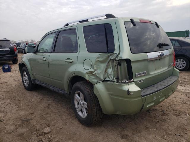 1FMCU49H58KA43326 - 2008 FORD ESCAPE HEV GREEN photo 2