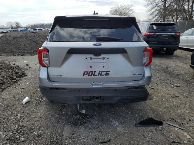 1FM5K8AB0LGC93369 - 2020 FORD EXPLORER POLICE INTERCEPTOR 银色 照片 6