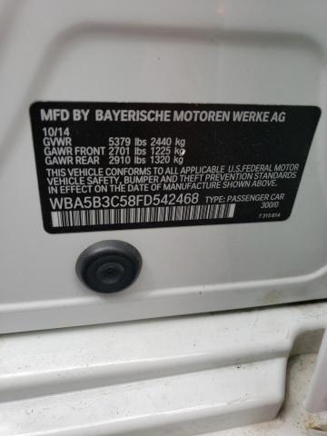 WBA5B3C58FD542468 - 2016 BMW 535 XI WHITE photo 12