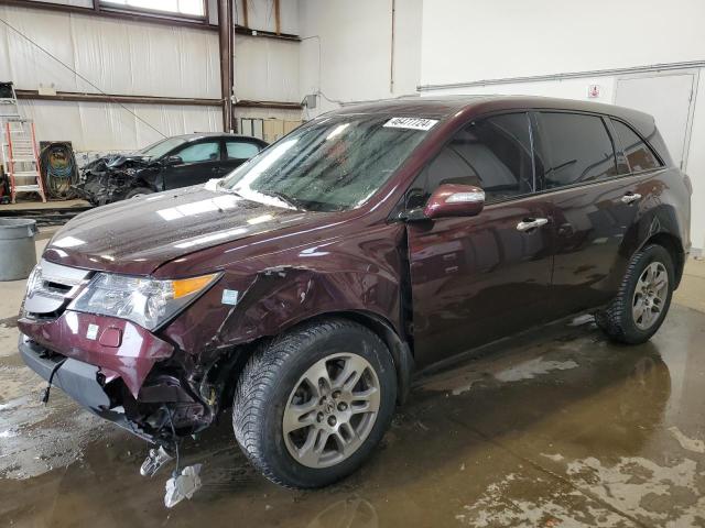 2HNYD286X9H004233 - 2009 ACURA MDX TECHNOLOGY BURGUNDY photo 1