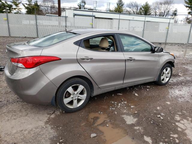 5NPDH4AE4CH144377 - 2012 HYUNDAI ELANTRA GLS TAN photo 3