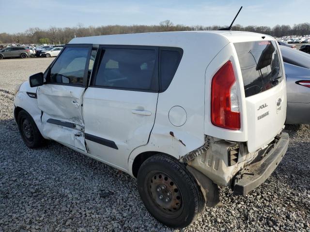 KNDJT2A55C7464981 - 2012 KIA SOUL WHITE photo 2