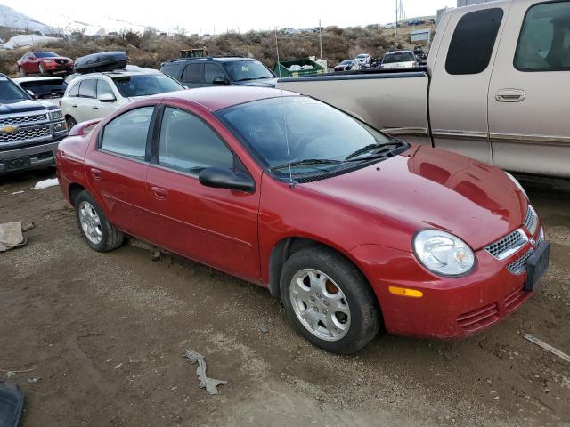 1B3ES56C45D209547 - 2005 DODGE NEON SXT RED photo 4