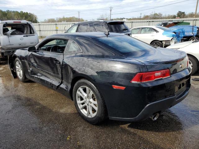 2G1FD1E32F9233506 - 2015 CHEVROLET CAMARO LT BLACK photo 2