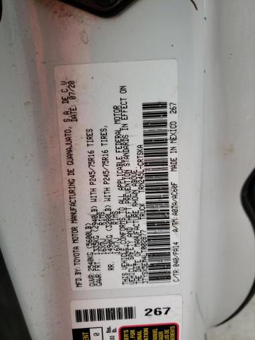 3TYSX5EN4LT002877 - 2020 TOYOTA TACOMA ACCESS CAB WHITE photo 13