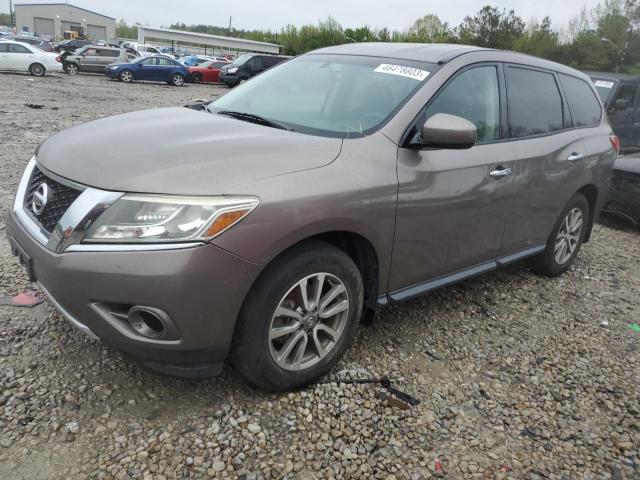 5N1AR2MN8EC646707 - 2014 NISSAN PATHFINDER S 棕色 照片 1