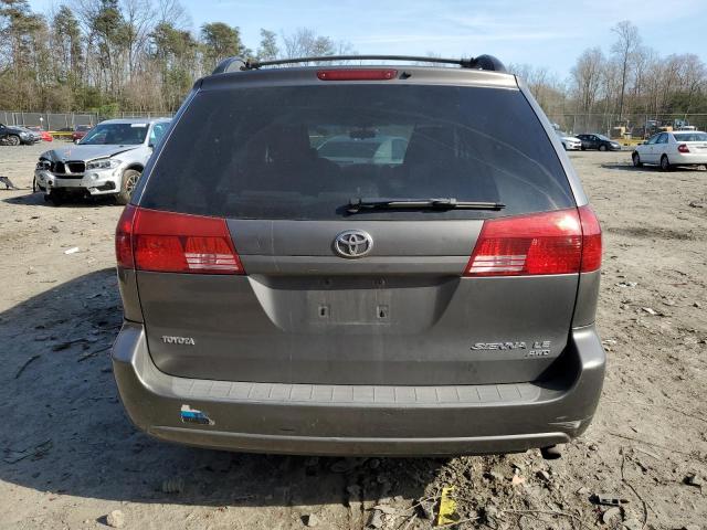 5TDBA23C25S044304 - 2005 TOYOTA SIENNA LE GRAY photo 6