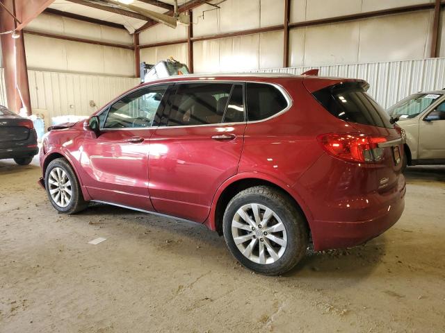 LRBFX1SA2JD007462 - 2018 BUICK ENVISION ESSENCE Բորդո լուսանկար 2