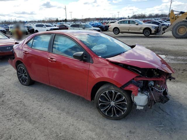 5YFBURHE5EP006679 - 2014 TOYOTA COROLLA L RED photo 4