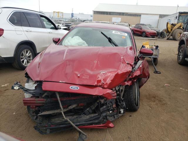 3FA6P0UU9ER398633 - 2014 FORD FUSION S HYBRID RED photo 5