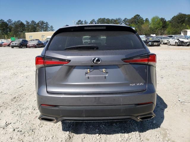 JTJDARBZXM2194087 - 2021 LEXUS NX 300 BASE ნაცრისფერი ფოტო 6