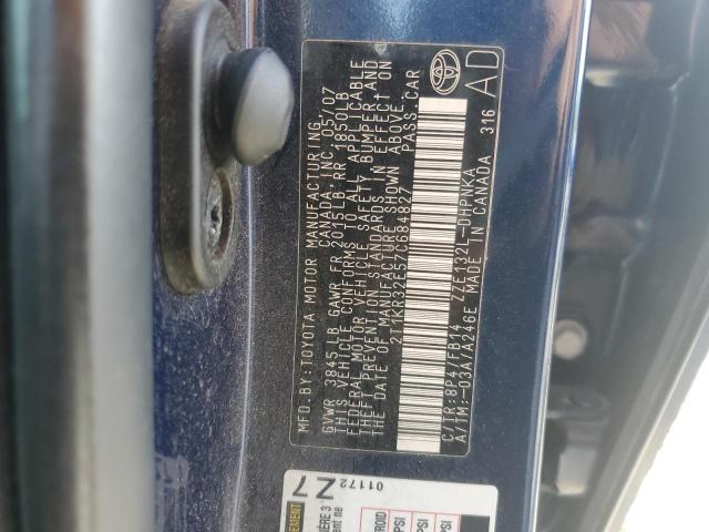 2T1KR32E57C684827 - 2007 TOYOTA COROLLA MA XR BLUE photo 13