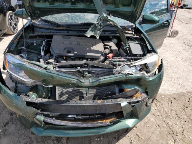 2T1BURHE4GC583674 - 2016 TOYOTA COROLLA L GREEN photo 11