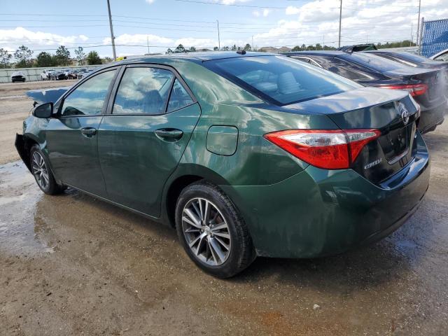 2T1BURHE4GC583674 - 2016 TOYOTA COROLLA L GREEN photo 2