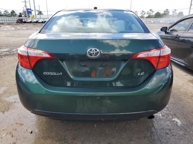 2T1BURHE4GC583674 - 2016 TOYOTA COROLLA L GREEN photo 6