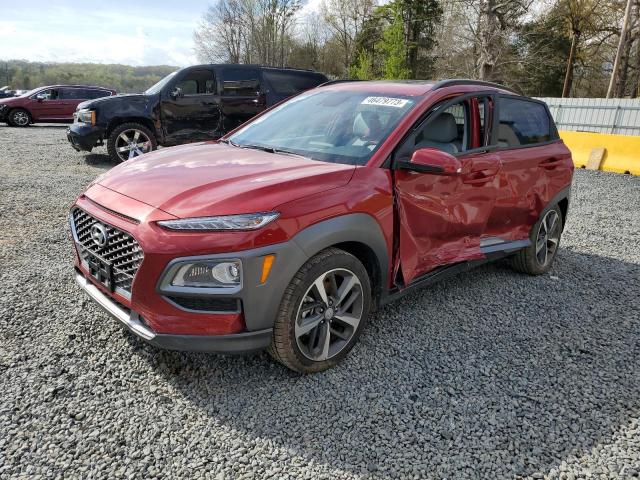 KM8K3CA54MU683519 - 2021 HYUNDAI KONA LIMITED MAROON photo 1