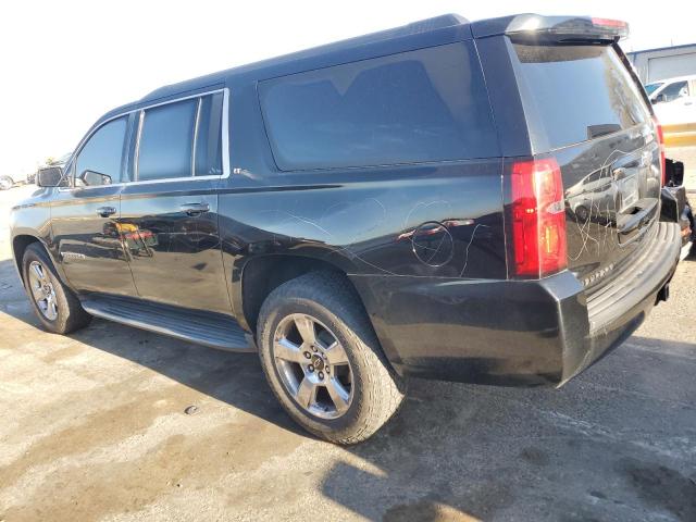 1GNSCJKC3FR263964 - 2015 CHEVROLET SUBURBAN C1500 LT BLACK photo 2