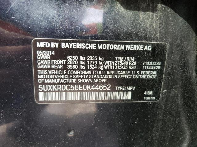 5UXKR0C56E0K44652 - 2014 BMW X5 XDRIVE35I CHARCOAL photo 13
