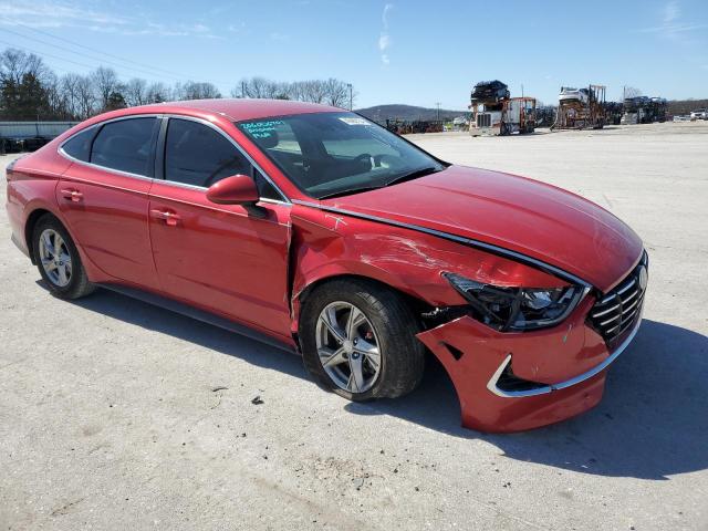 5NPEG4JA0LH054082 - 2020 HYUNDAI SONATA SE RED photo 4