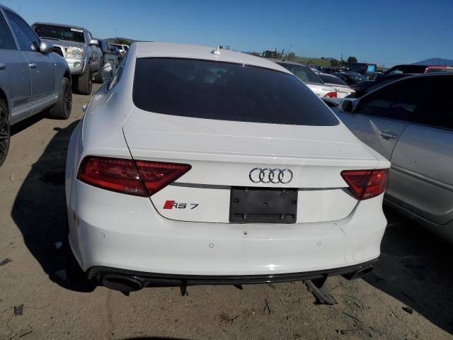 WUAW2AFC5EN904807 - 2014 AUDI RS7 WHITE photo 6