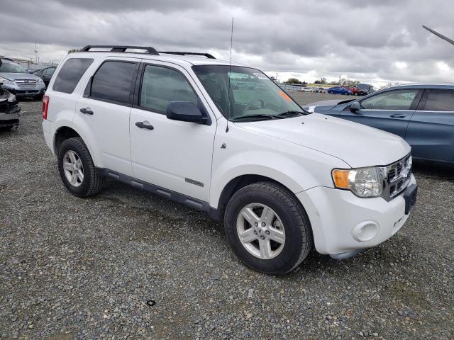 1FMCU49H98KA37352 - 2008 FORD ESCAPE HEV WHITE photo 4