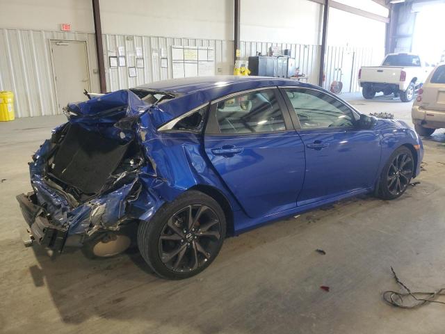 19XFC2F83KE012891 - 2019 HONDA CIVIC SPORT BLUE photo 3