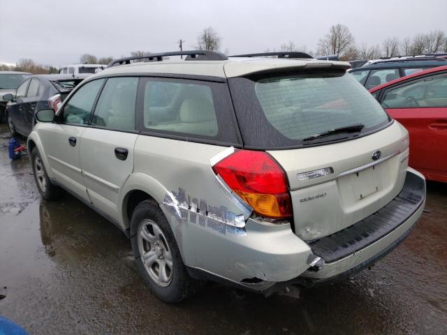 4S4BP61C476301681 - 2007 SUBARU LEGACY OUTBACK 2.5I GOLD photo 2