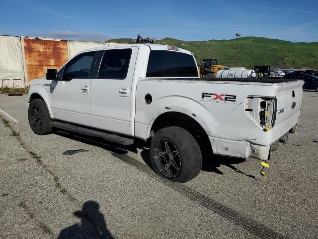 1FTFW1CV4AKE55297 - 2010 FORD F150 SUPERCREW WHITE photo 2