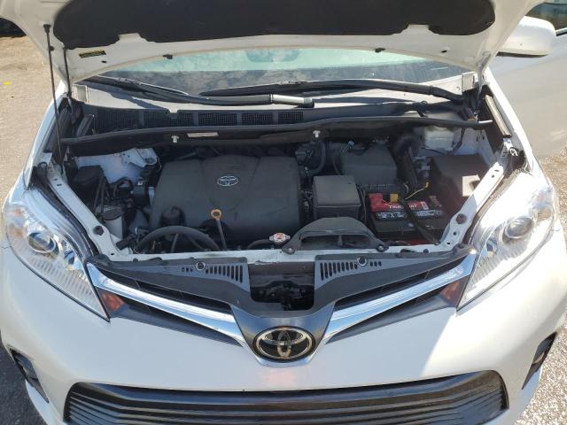 5TDYZ3DCXLS085610 - 2020 TOYOTA SIENNA XLE WHITE photo 12