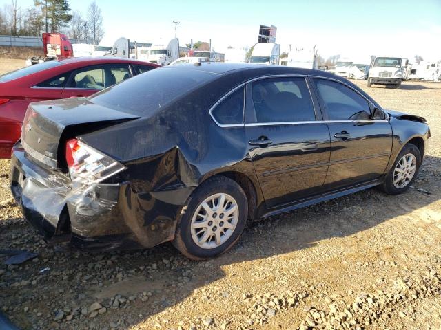 2G1WD5EMXB1303651 - 2011 CHEVROLET IMPALA POLICE BLACK photo 3