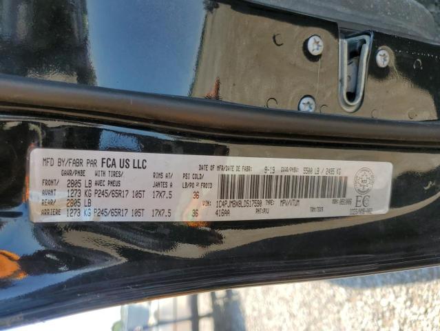 1C4PJMBX8LD517590 - 2020 JEEP CHEROKEE TRAILHAWK BLACK photo 14