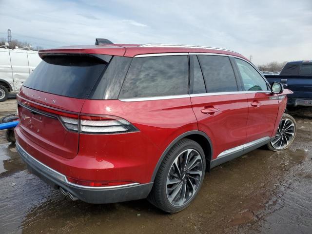 5LM5J7XCXSGL00157 - 2025 LINCOLN AVIATOR RESERVE RED photo 3