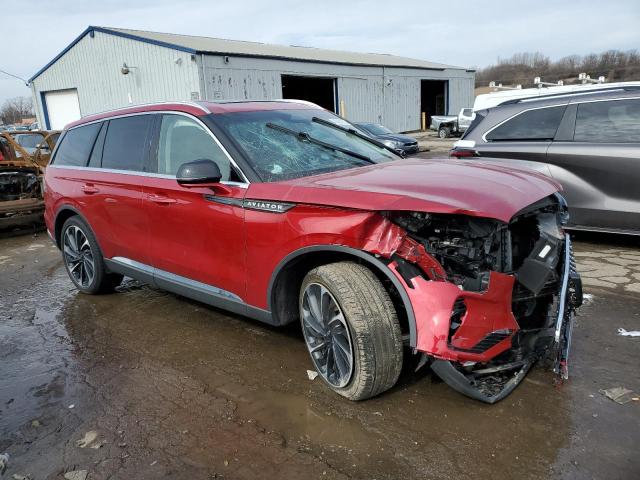 5LM5J7XCXSGL00157 - 2025 LINCOLN AVIATOR RESERVE RED photo 4